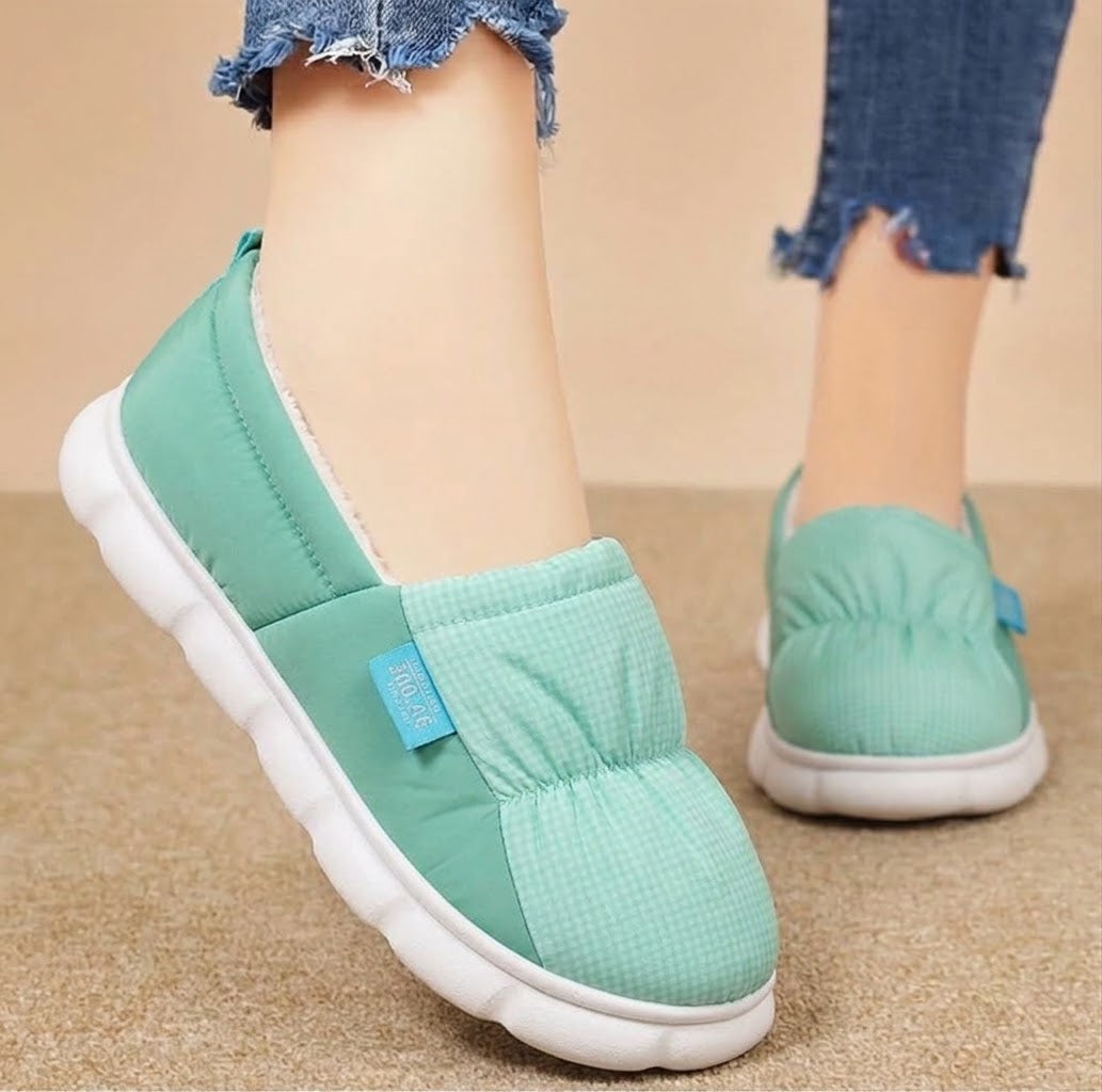 Soft fur shoes