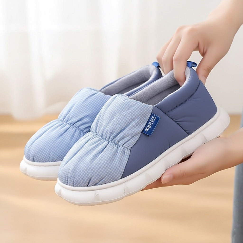 Soft fur shoes