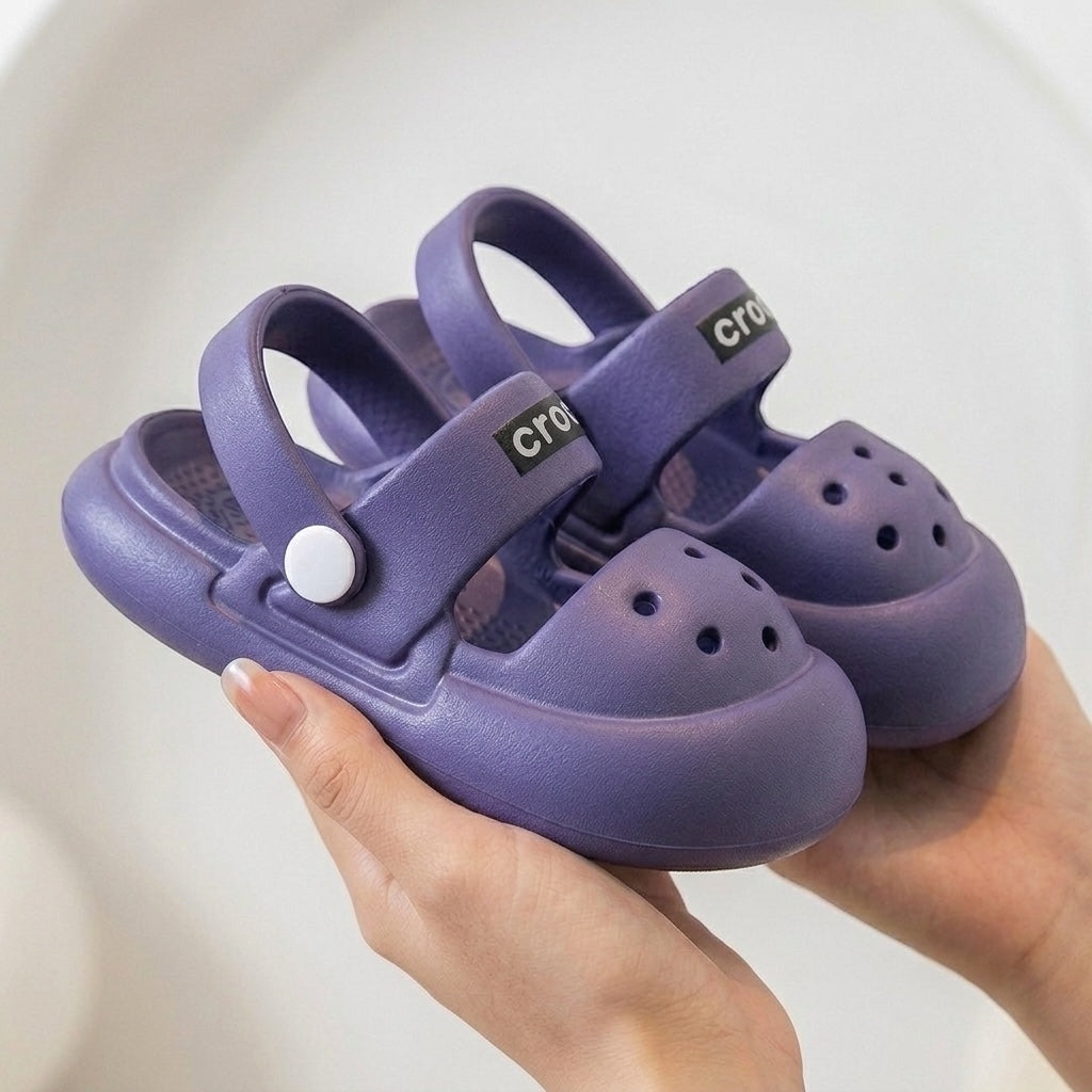 Kids cross clogs