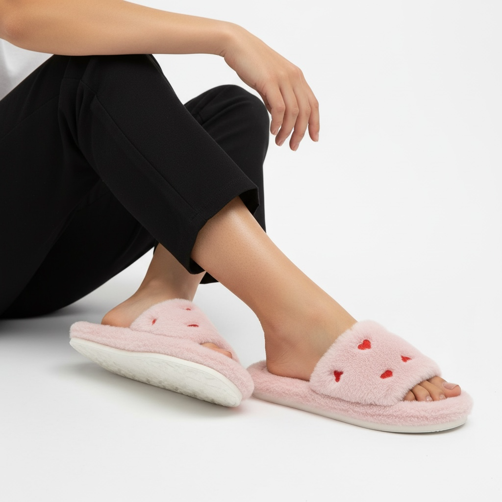 M0924 fur slipper