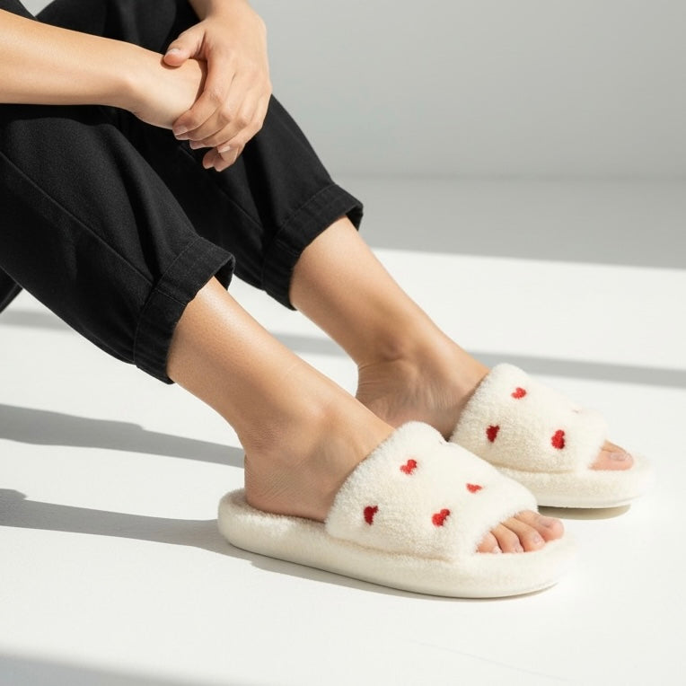 M0924 fur slipper