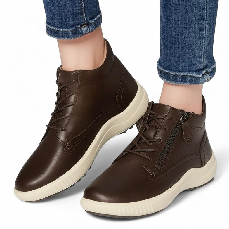 Brown cabra boot-R22-3