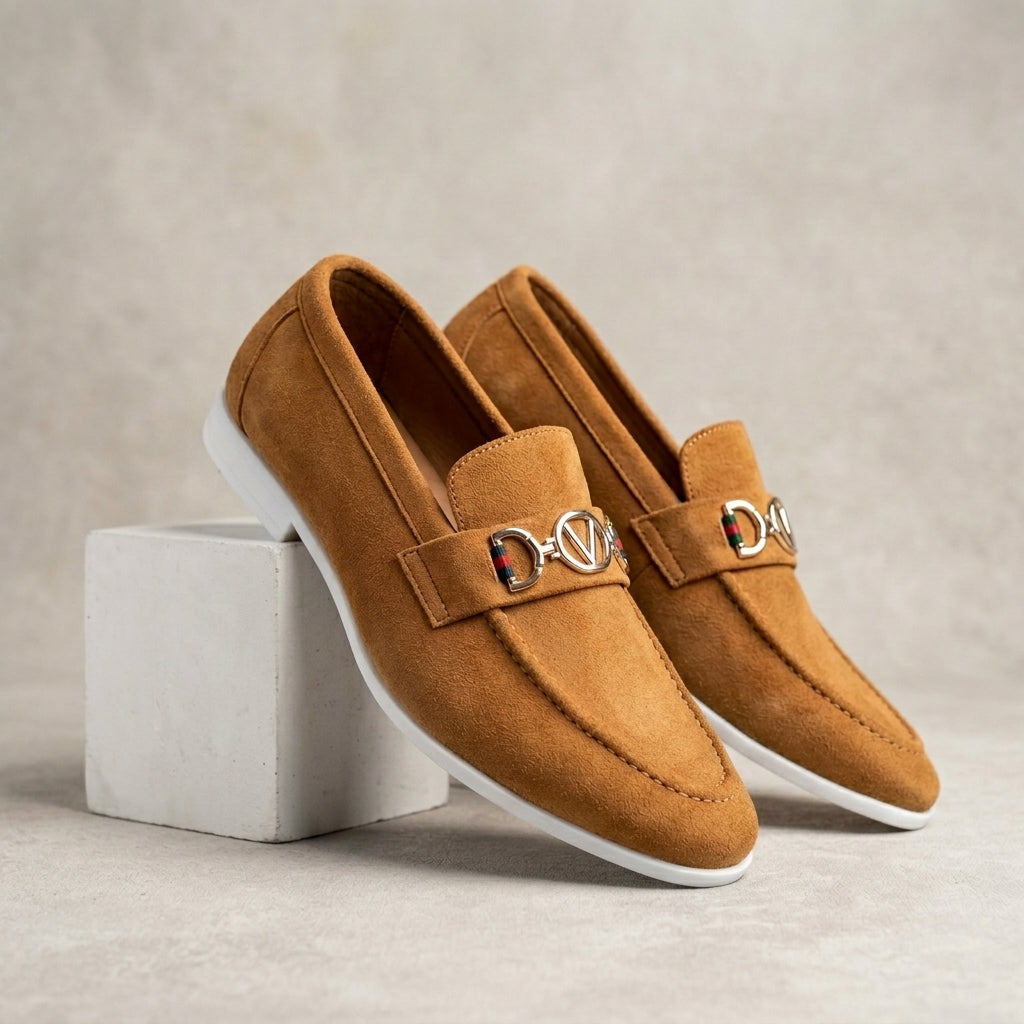 Men brown shoes