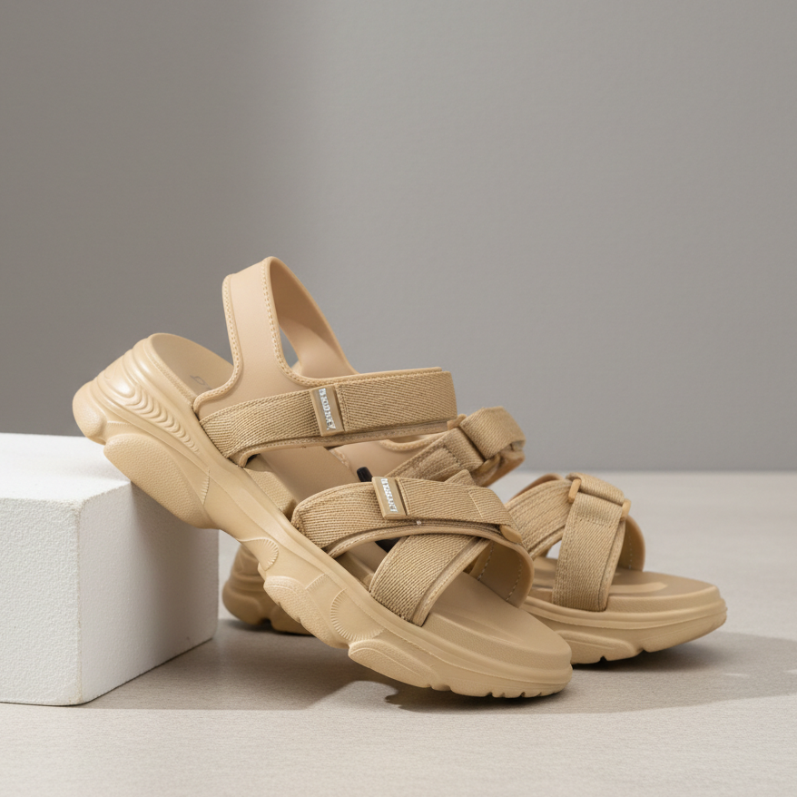 Cross comfy sandal