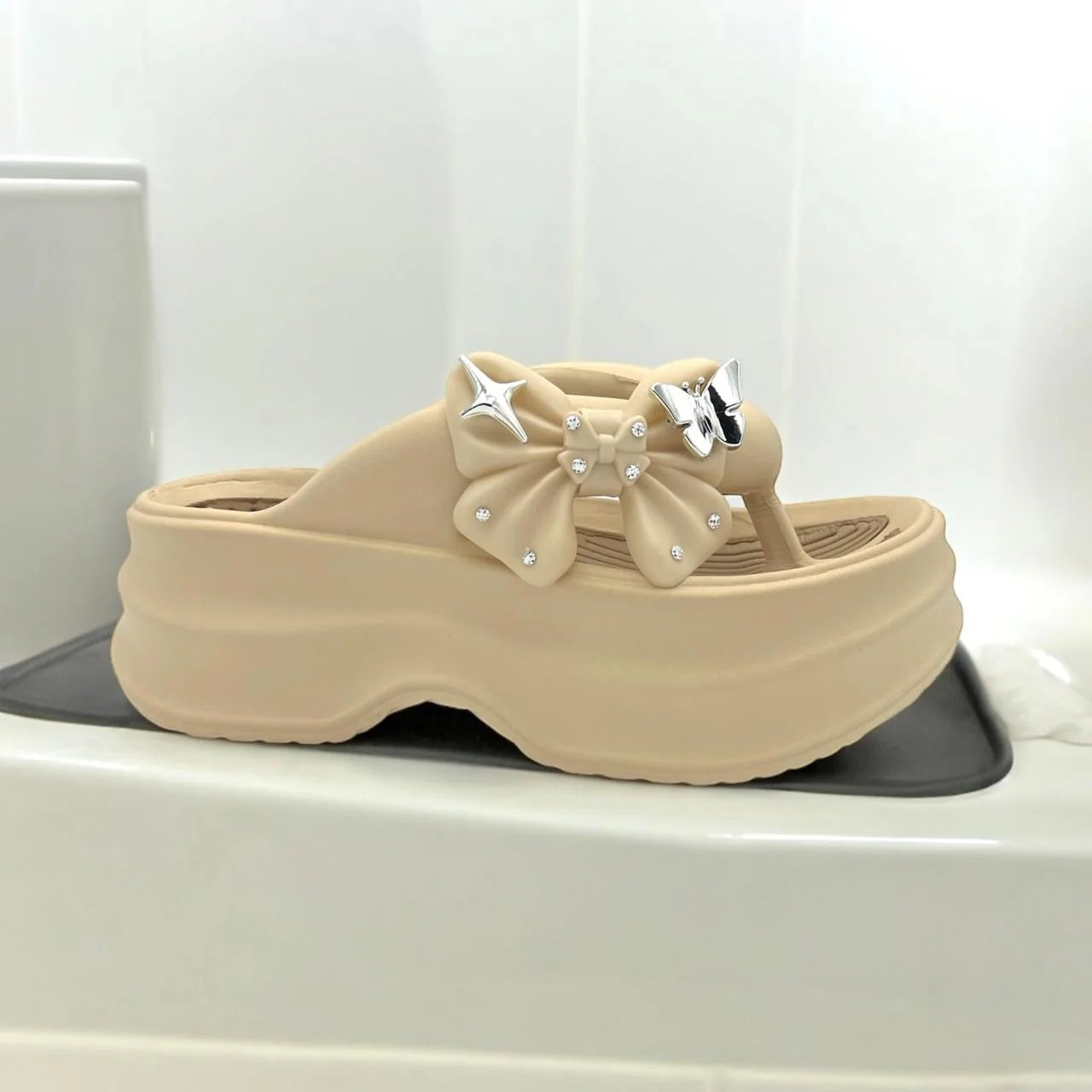 Clearance SALE Imported Farfala bow flipflop