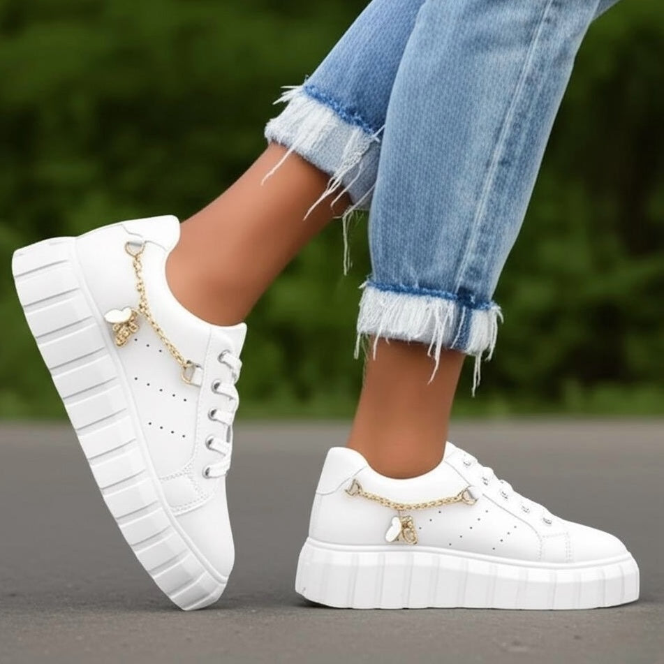 Rosado cadena shoes-R27-1