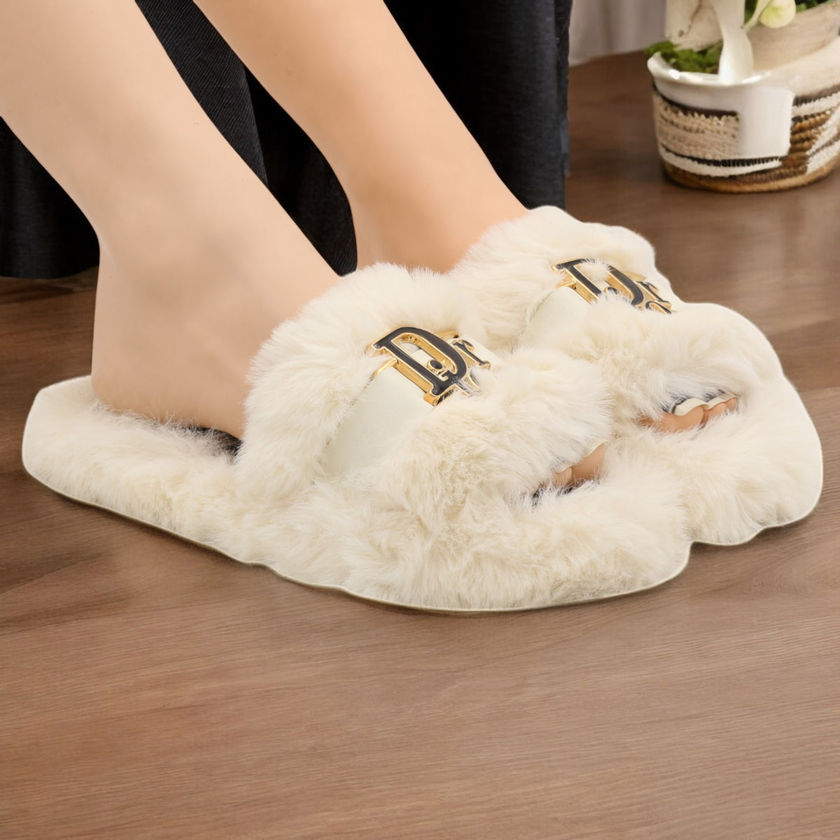 Dalisa fur slipper