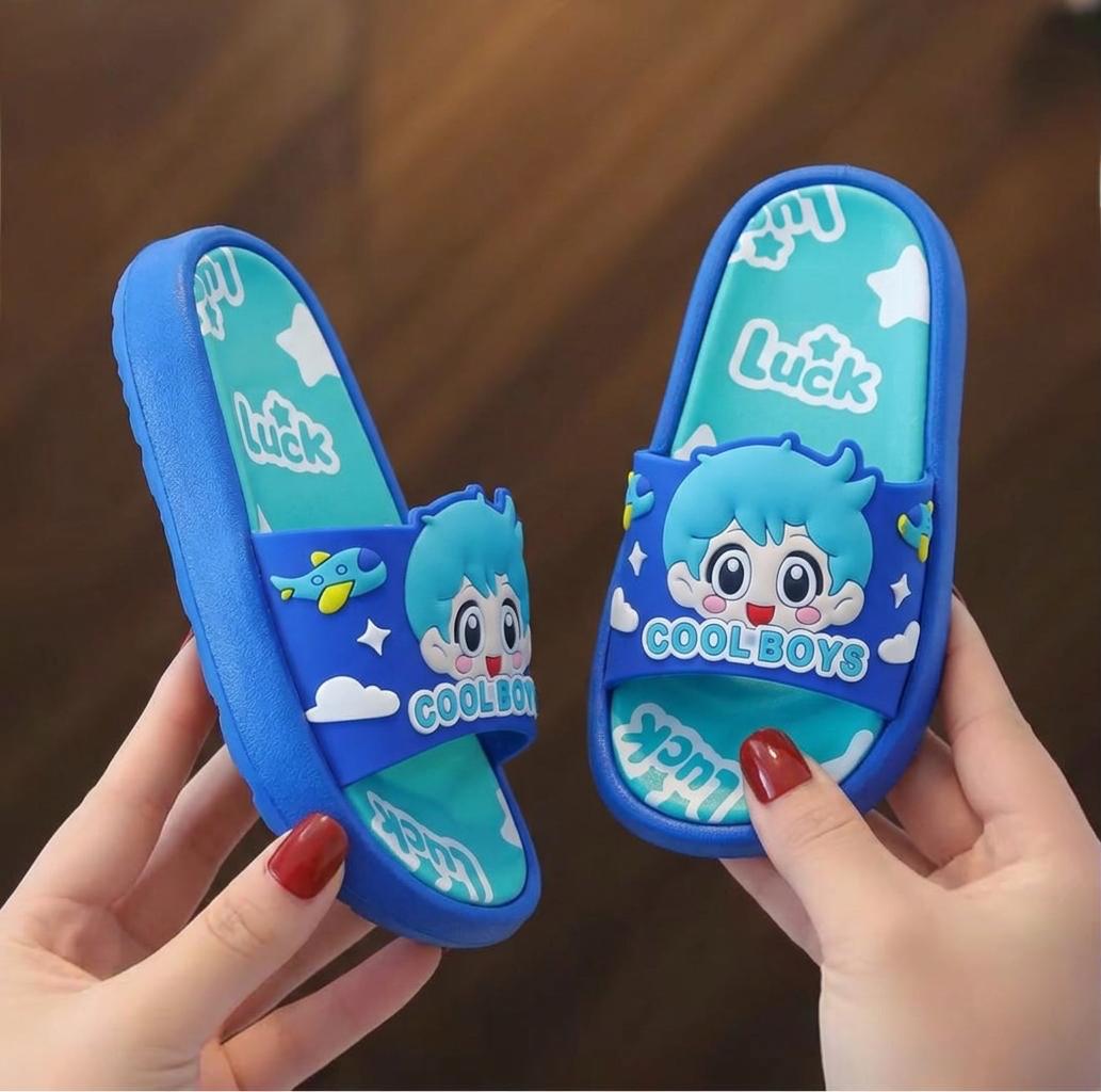 Cool boy kids slipper