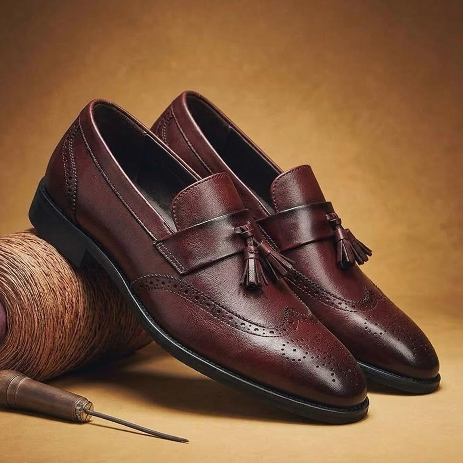 Leather shoes for men