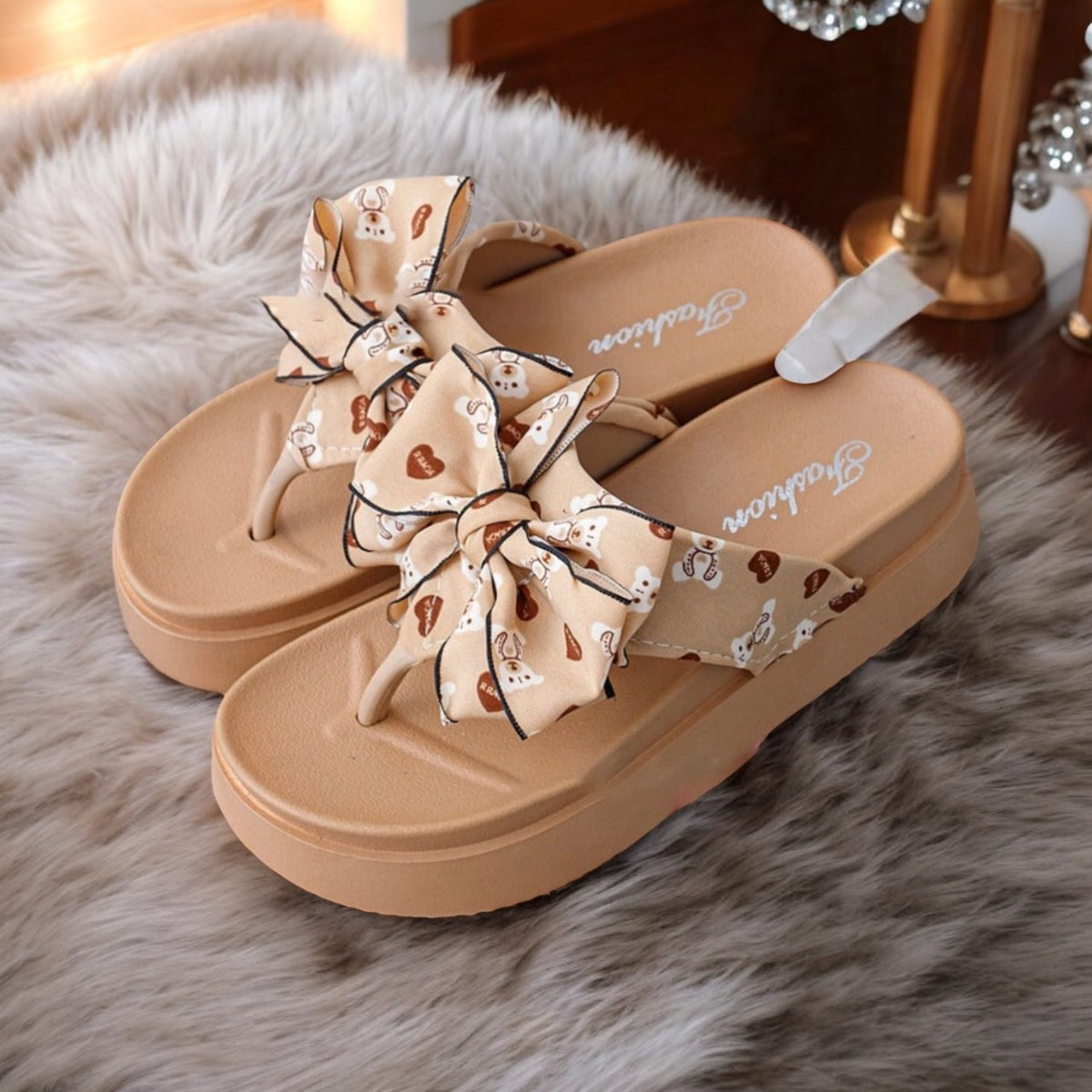 Floria bow flipflop_R5-2