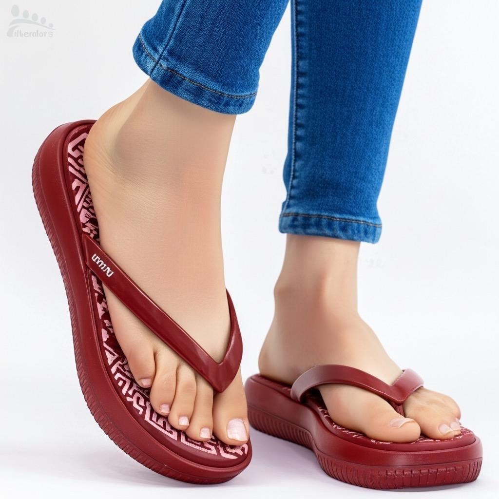 Women soft medicated flipflop