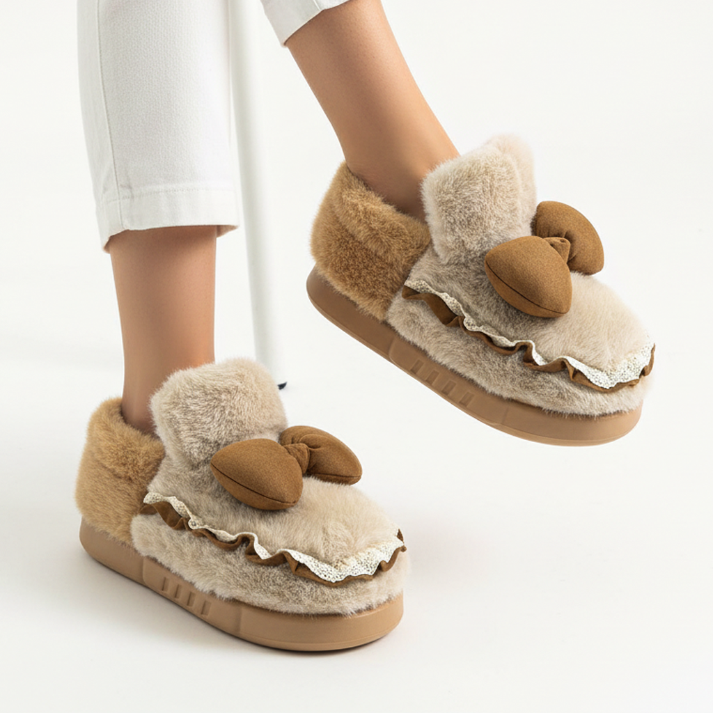 Kids bow fur
