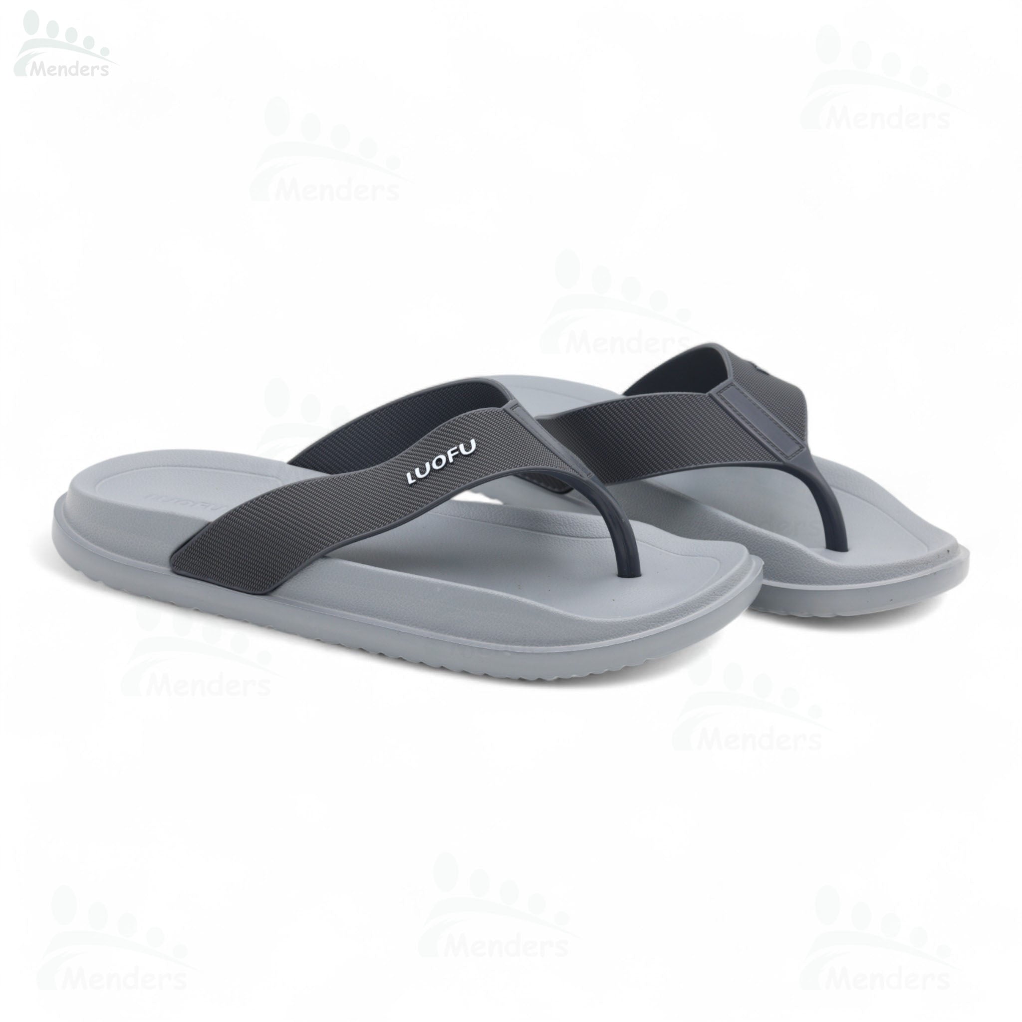 men soft medicated slipper waterproof and washablen black