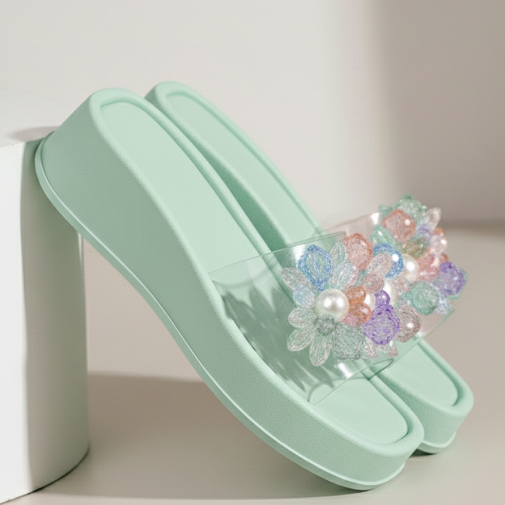 M0872 beads slipper