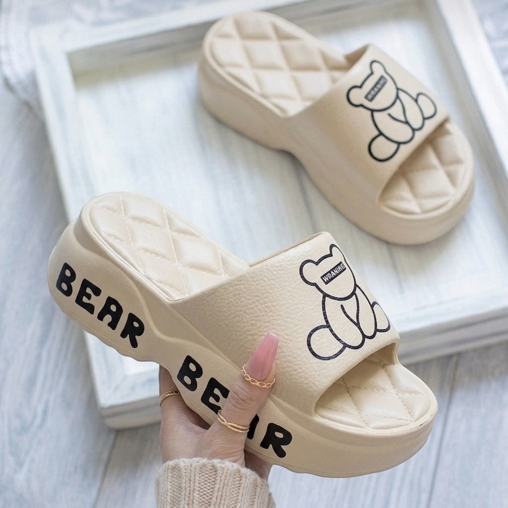 Clearness sale Bear comfy slipper