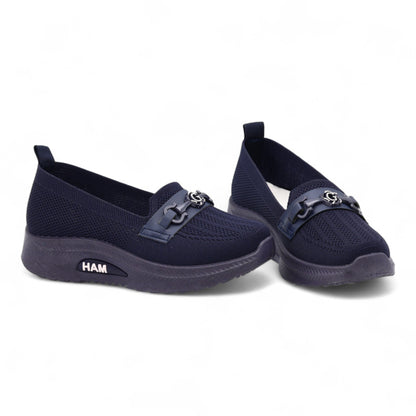 High sole mesh shoes