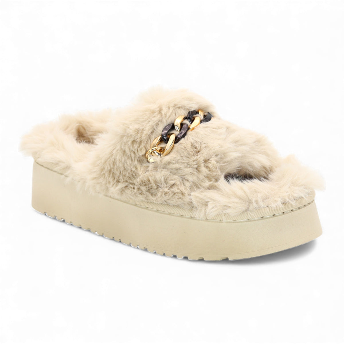 M011307 fur slipper