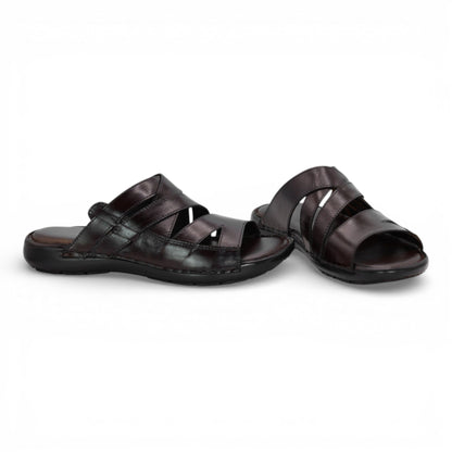 Men01 leather slipper