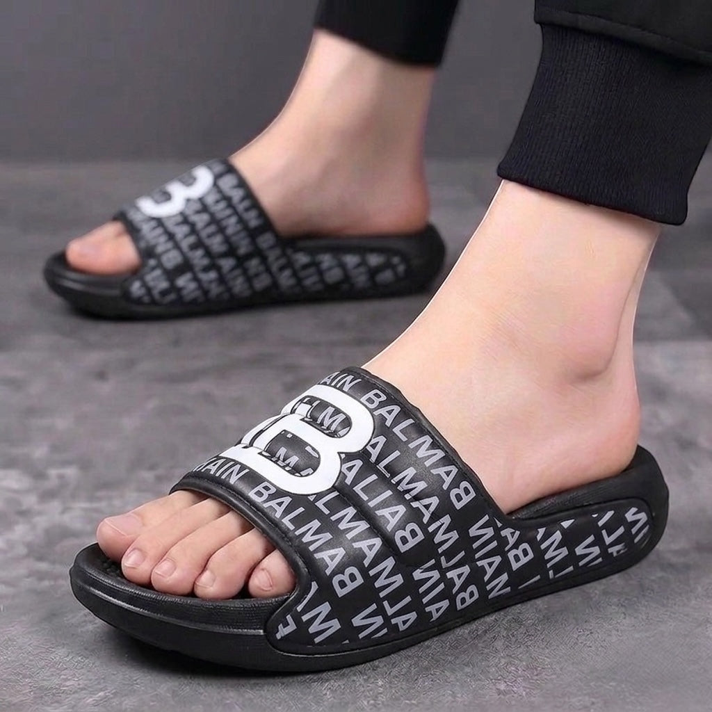 Alpha print slipper