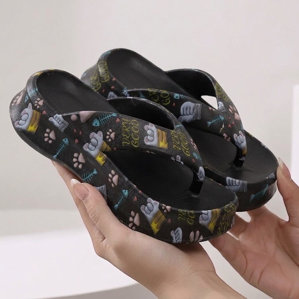 Kandy print flipflop