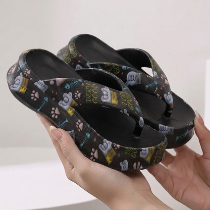 Kandy print flipflop