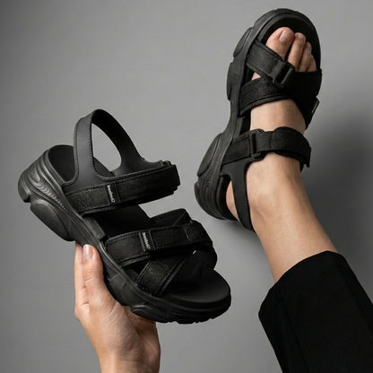 Cross comfy sandal