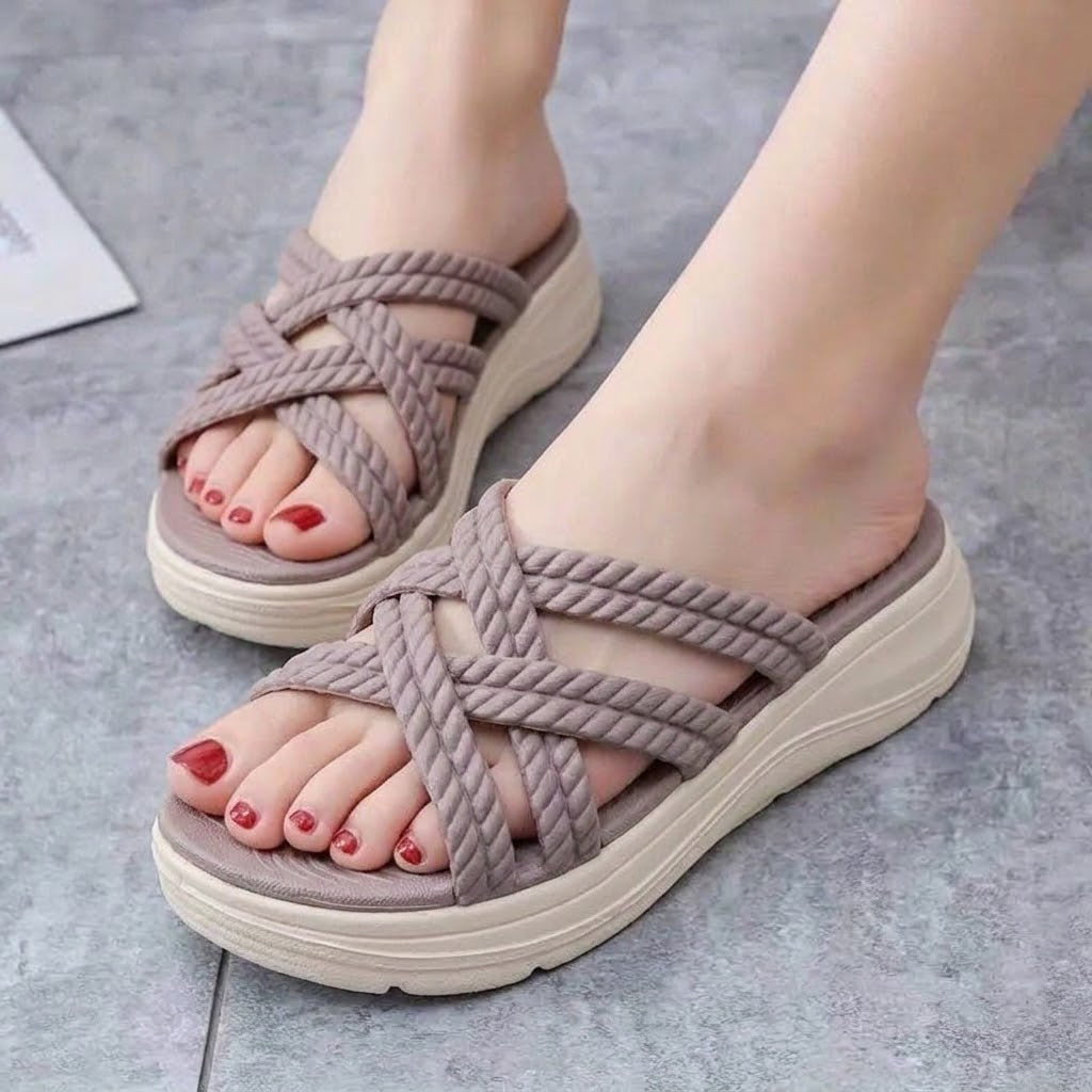 Waterproof rubber slipper M012028