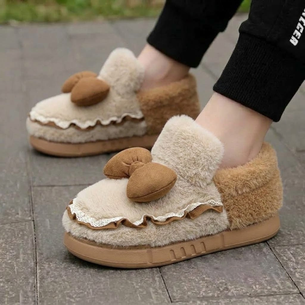 Kids bow fur