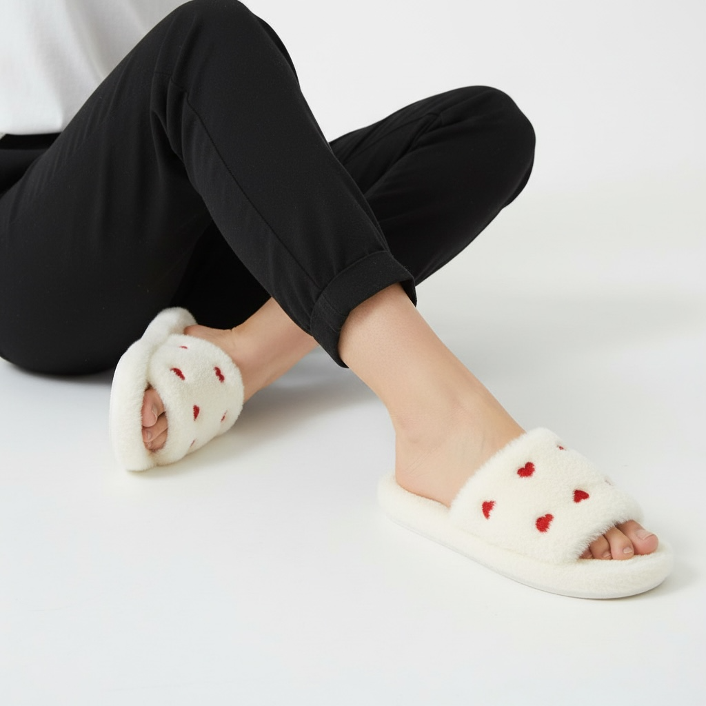 M0924 fur slipper