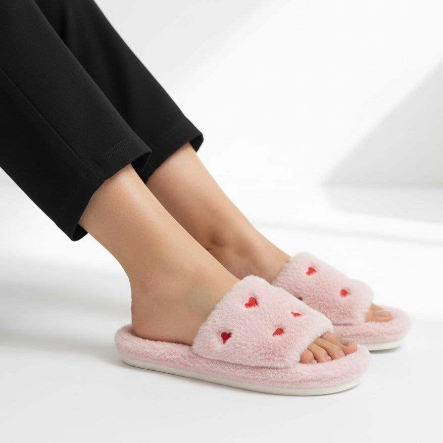 M0924 fur slipper