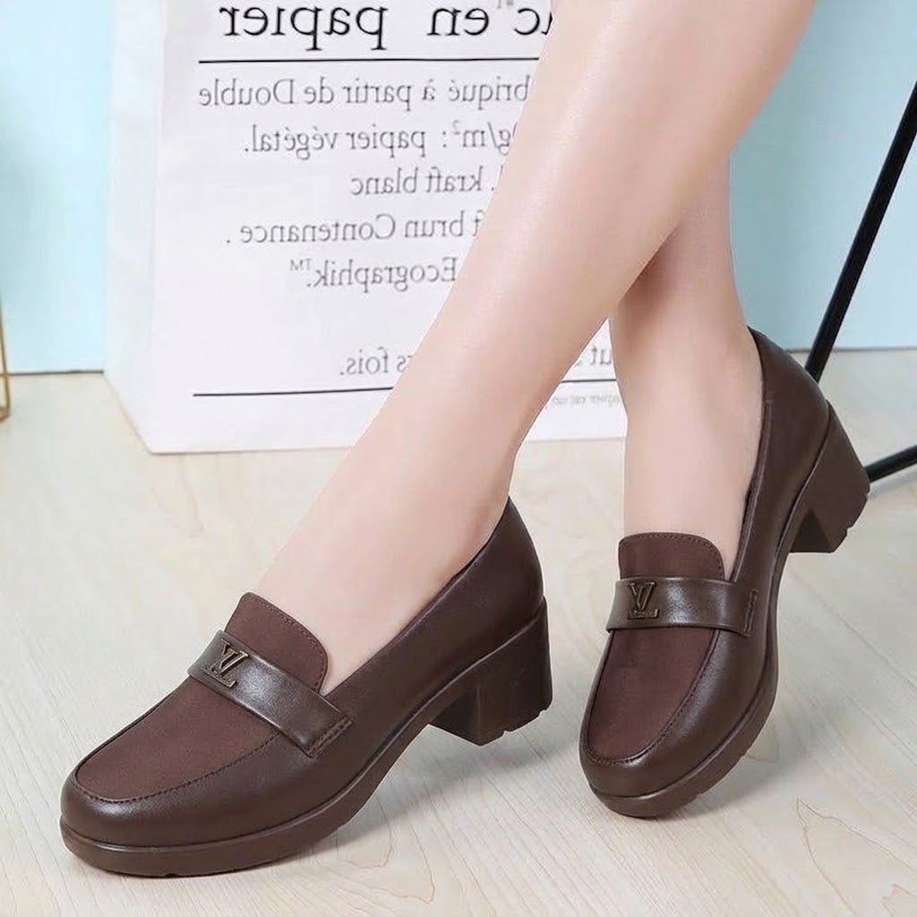 H078  block heel