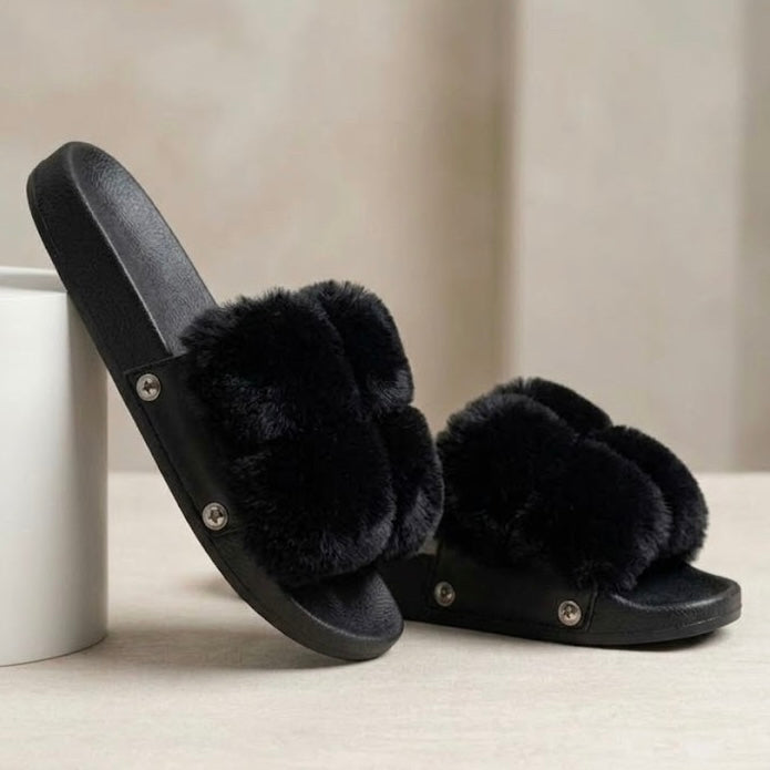 Belina fur slipper
