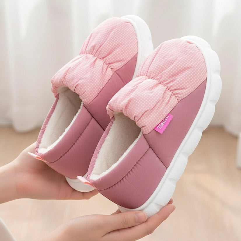 Soft fur shoes