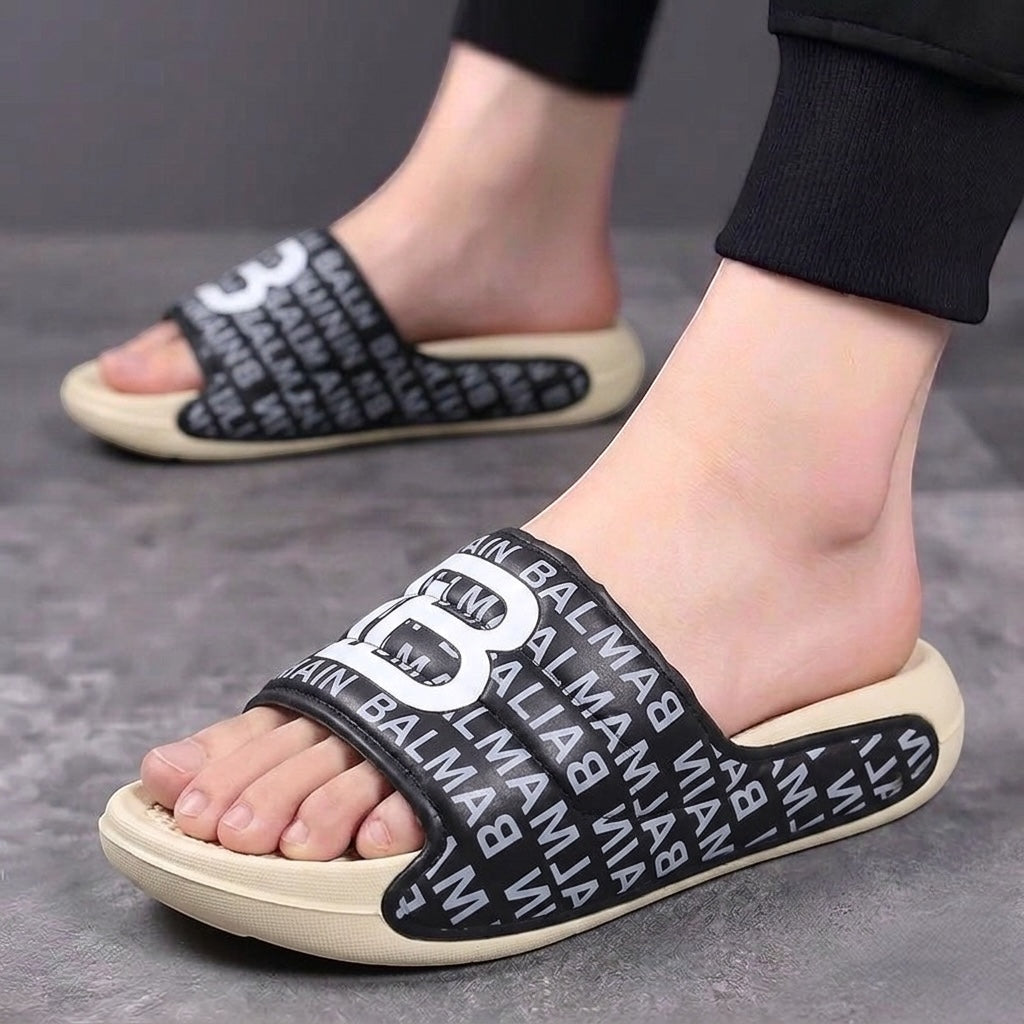 Alpha print slipper