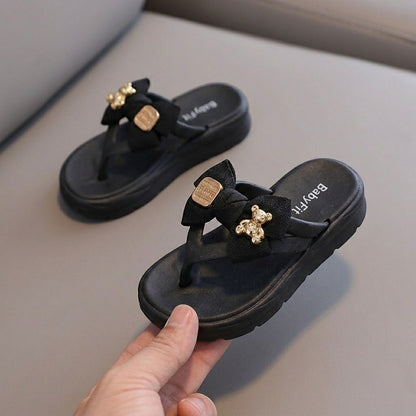 Kids bow flipflop