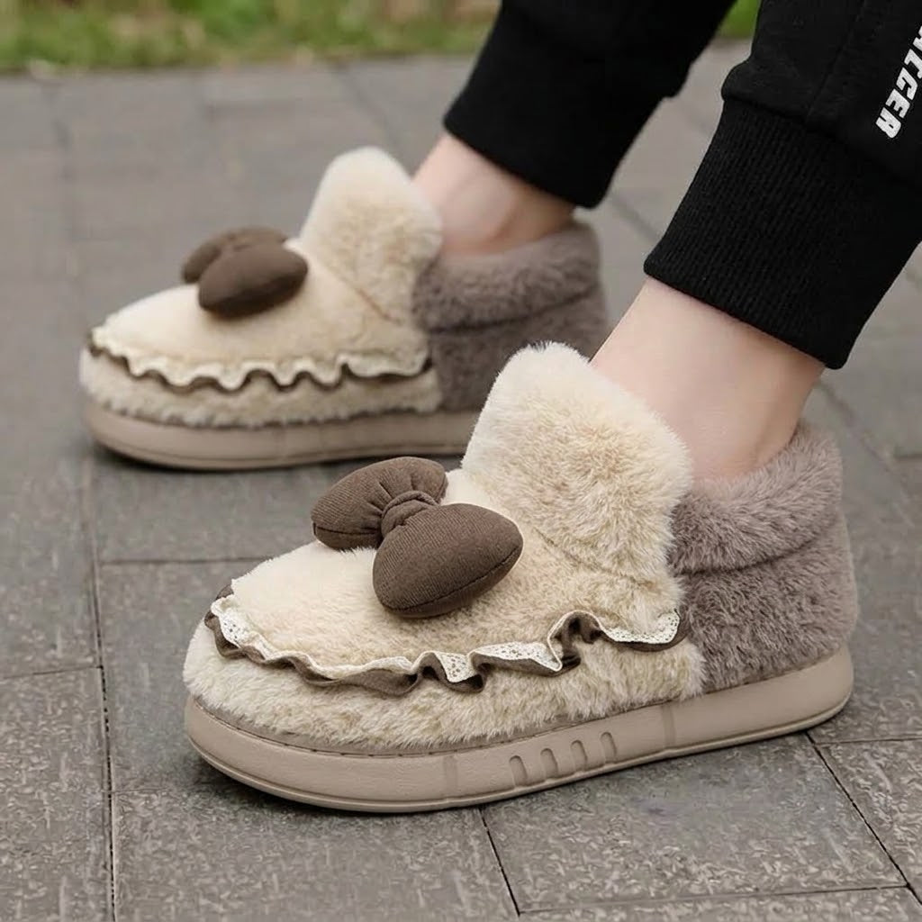 Kids bow fur