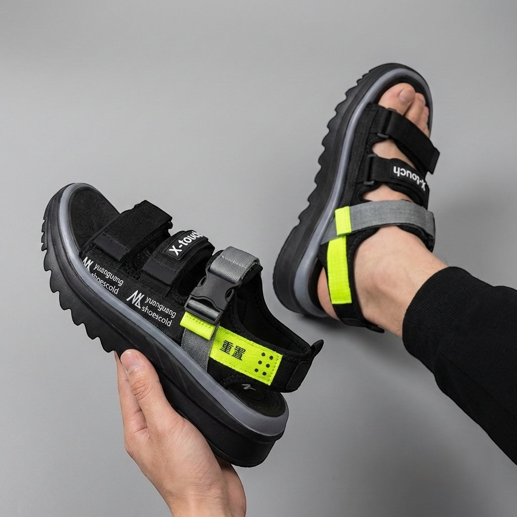 3 strap sandal