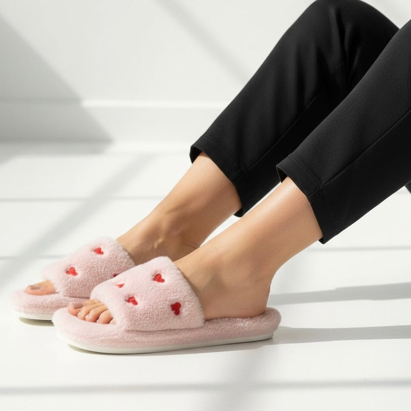 M0924 fur slipper