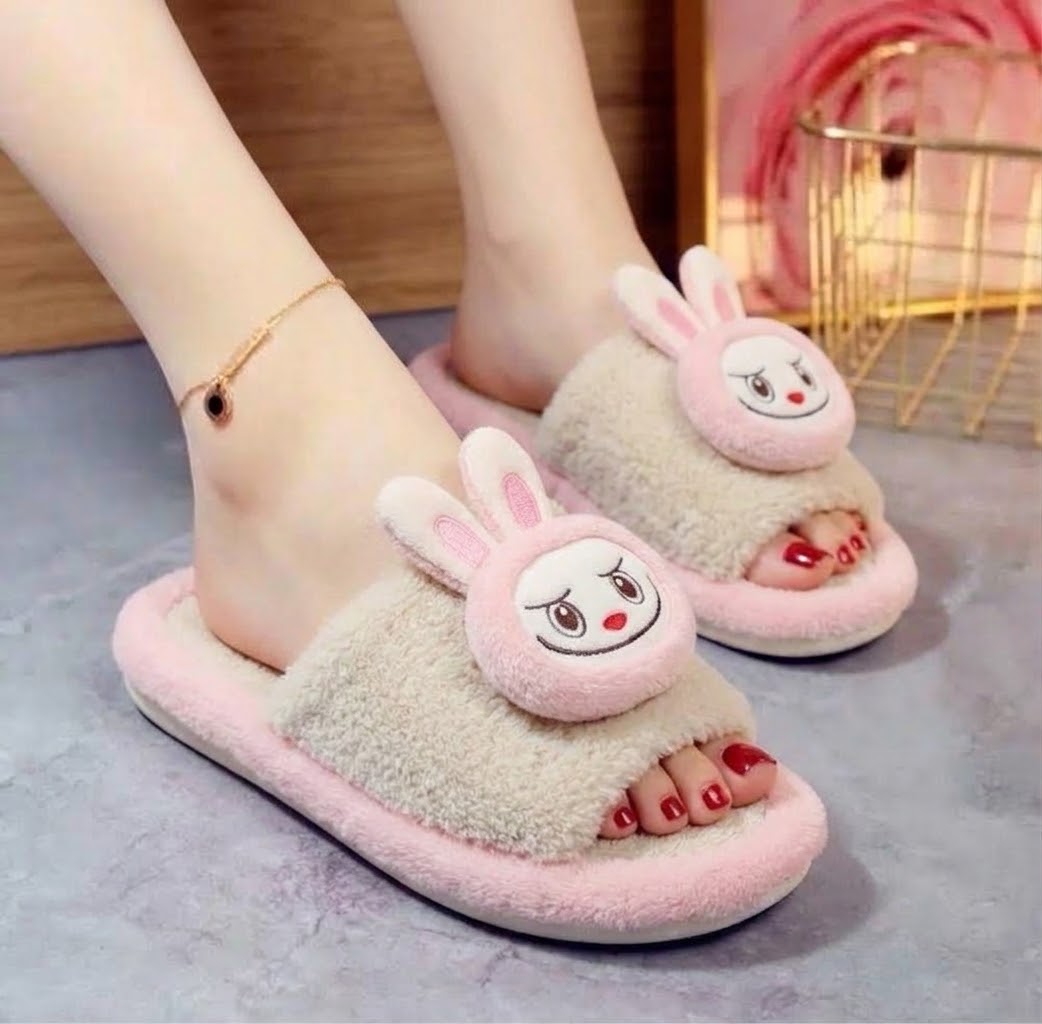 Labubu soft slipper
