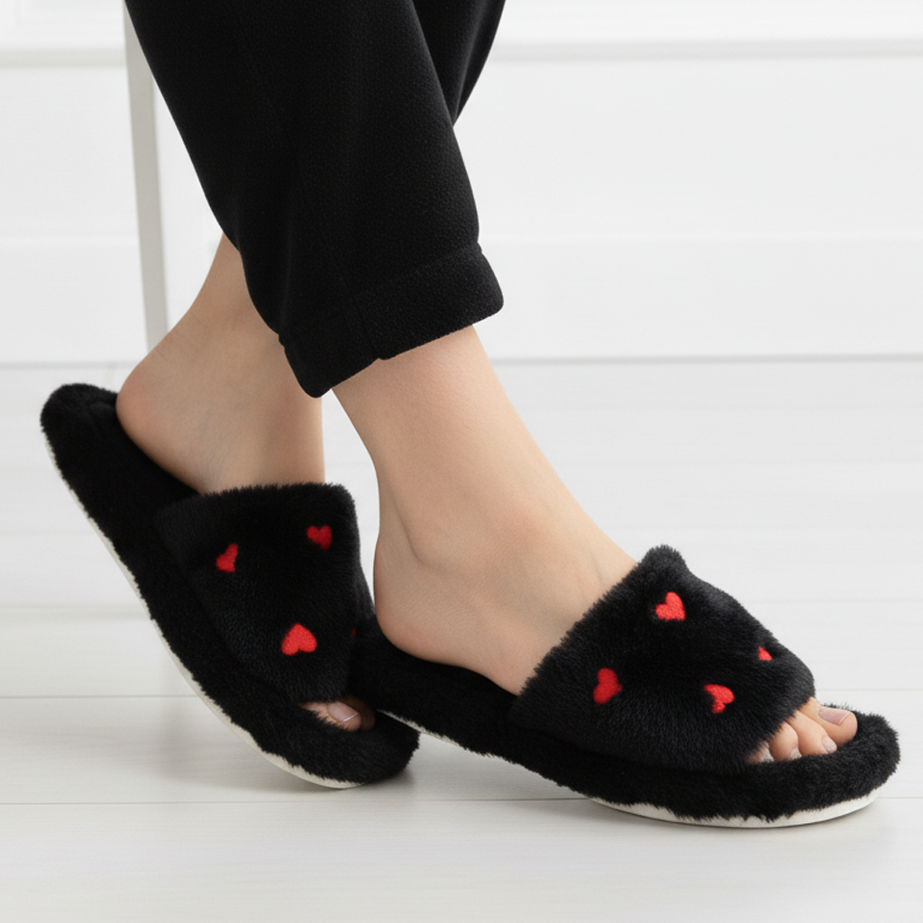 M0924 fur slipper