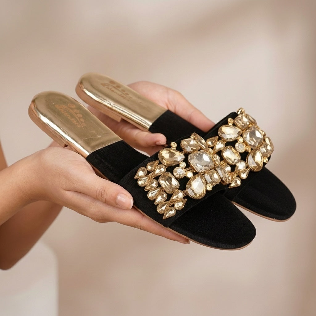 M0863 pearl slipper-R34-1