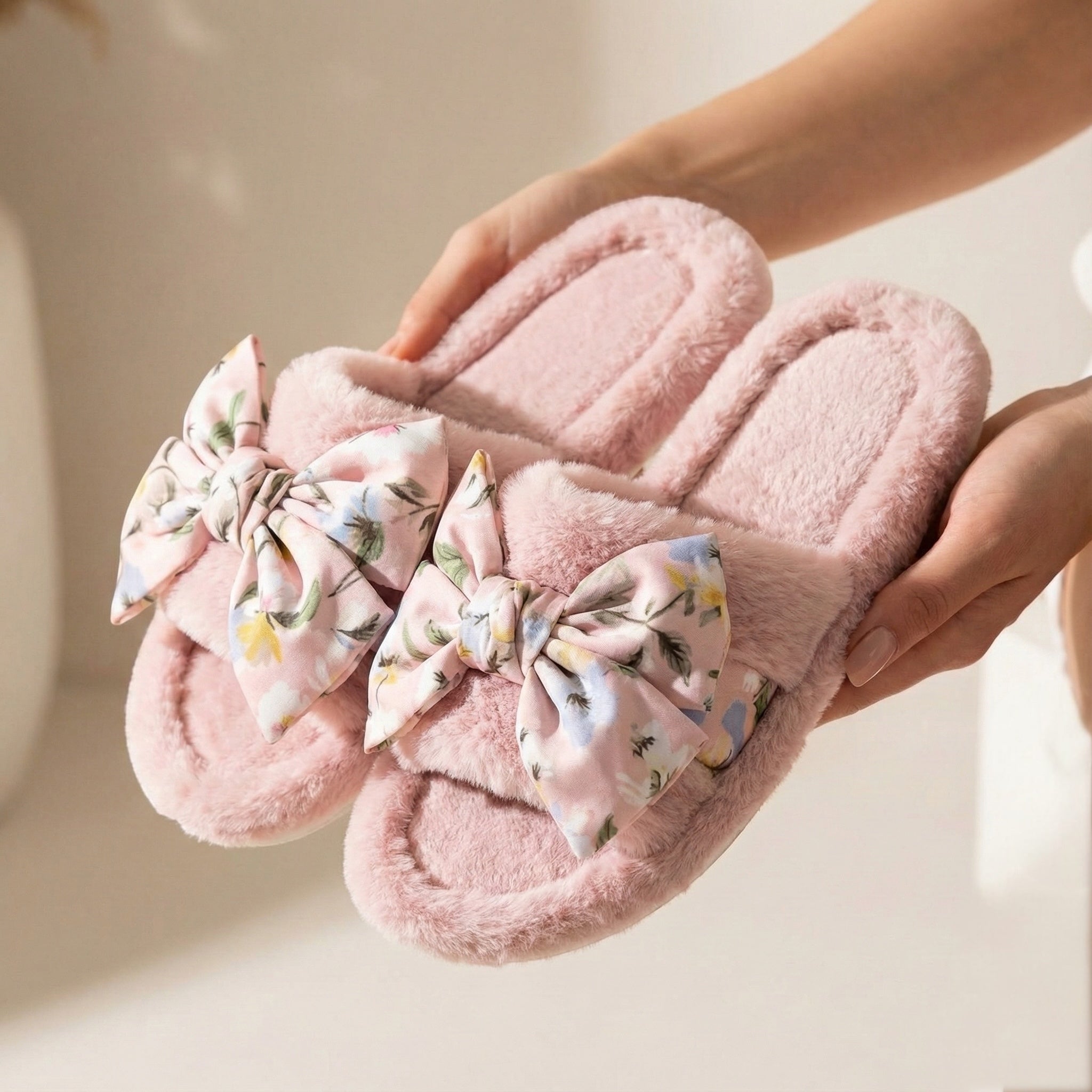 M0938 fur slipper