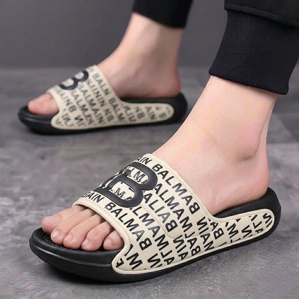 Alpha print slipper