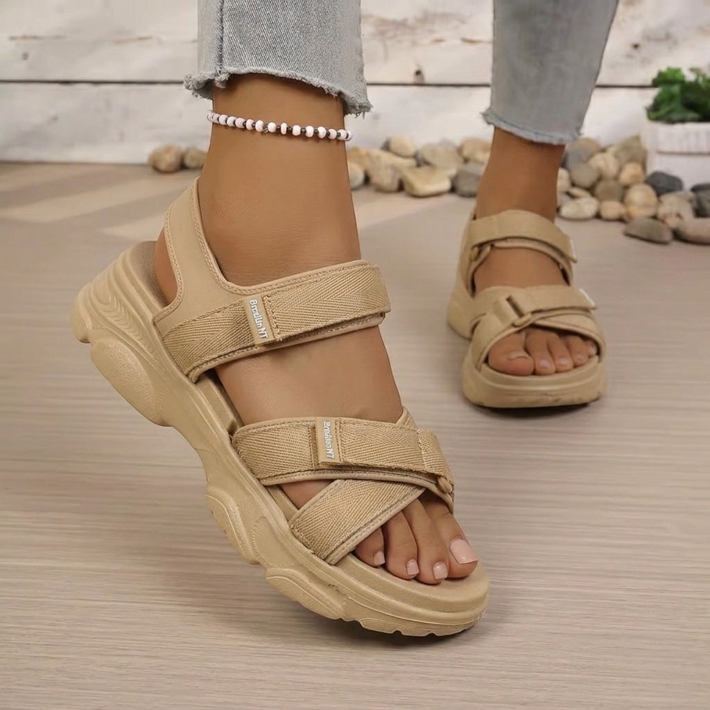 Cross comfy sandal