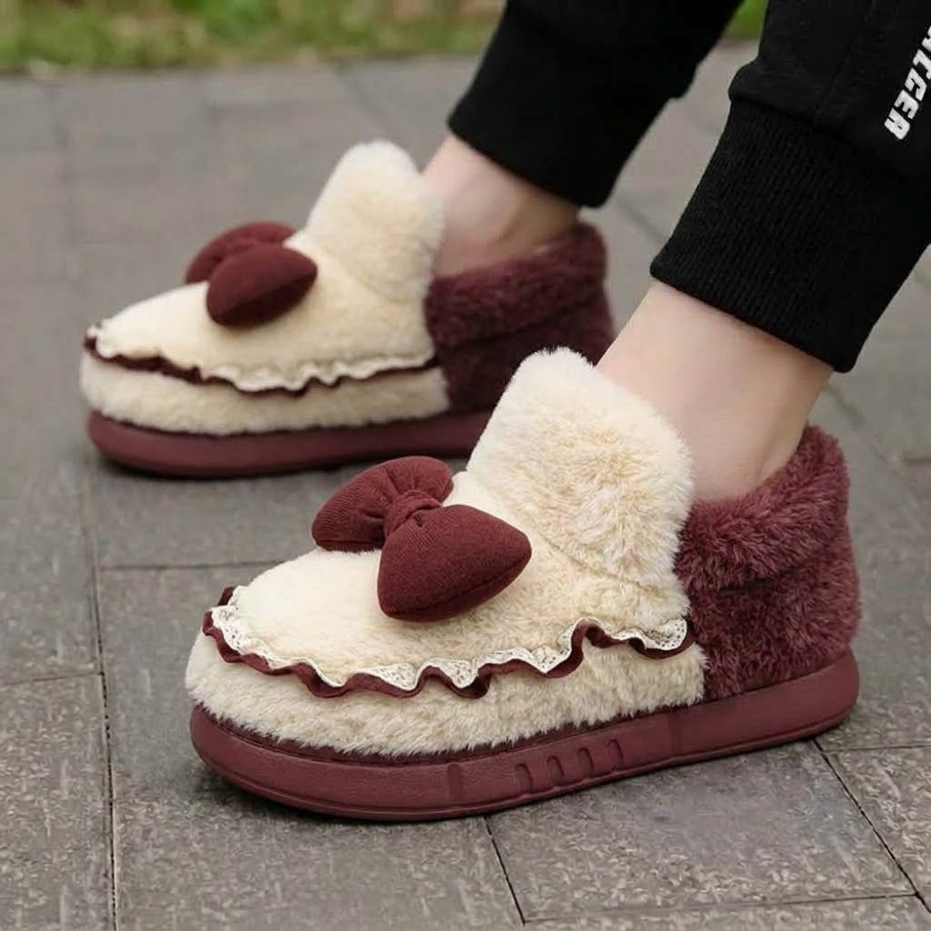 Kids bow fur