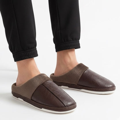 Morbida leather half shoes