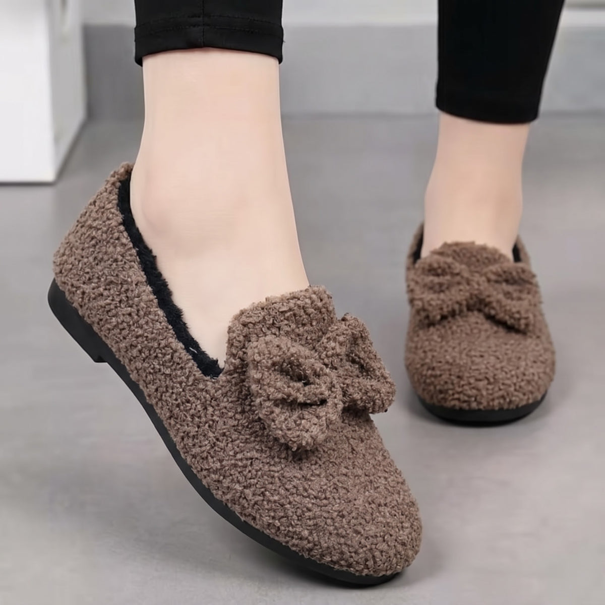 Tie knot fur pump