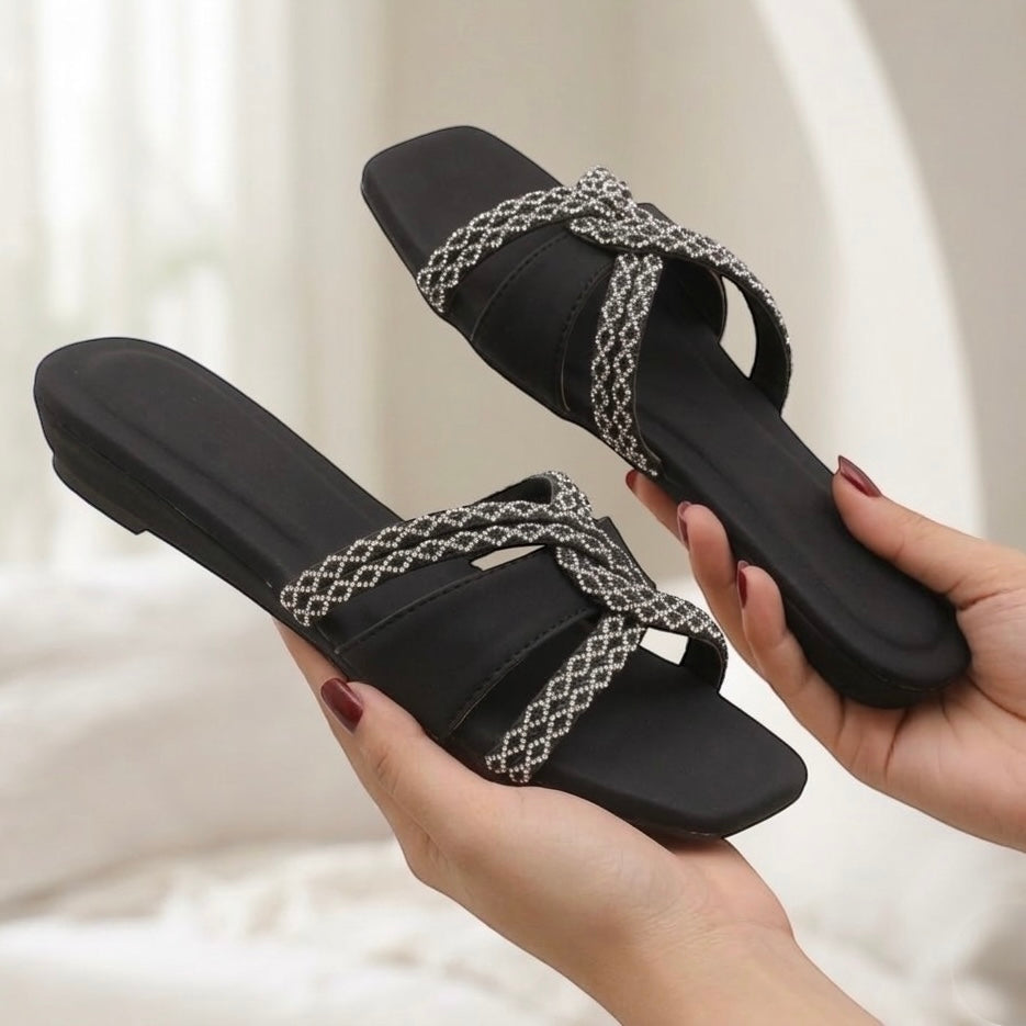 M0577 pearl slipper