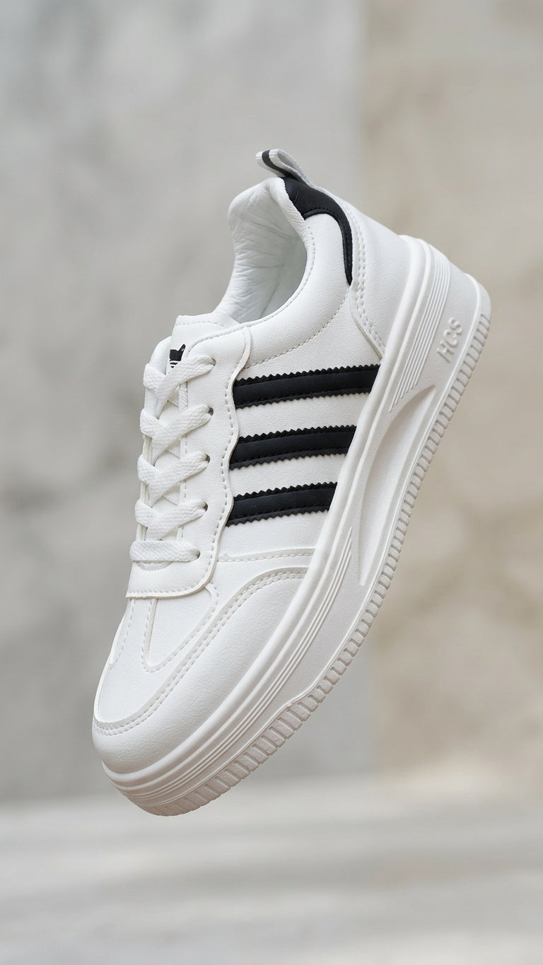 White swania sneaker
