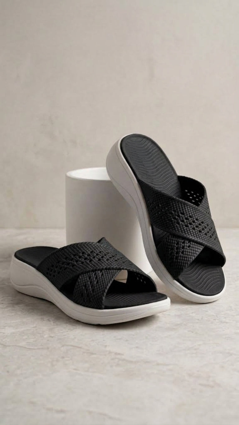Waterproof rubber slipper M012031